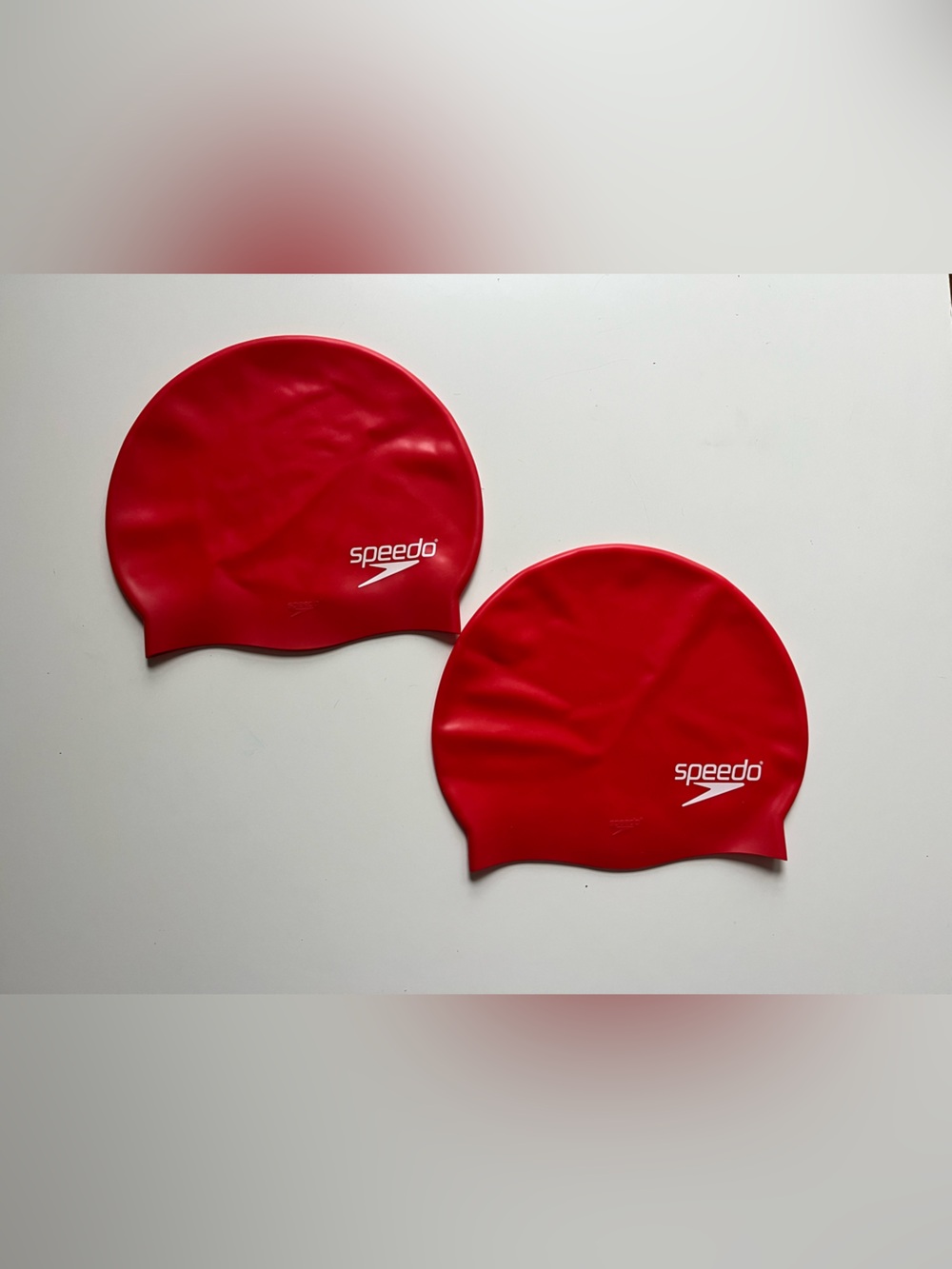 Two Juniors Kids Speedo Red Swim Cala